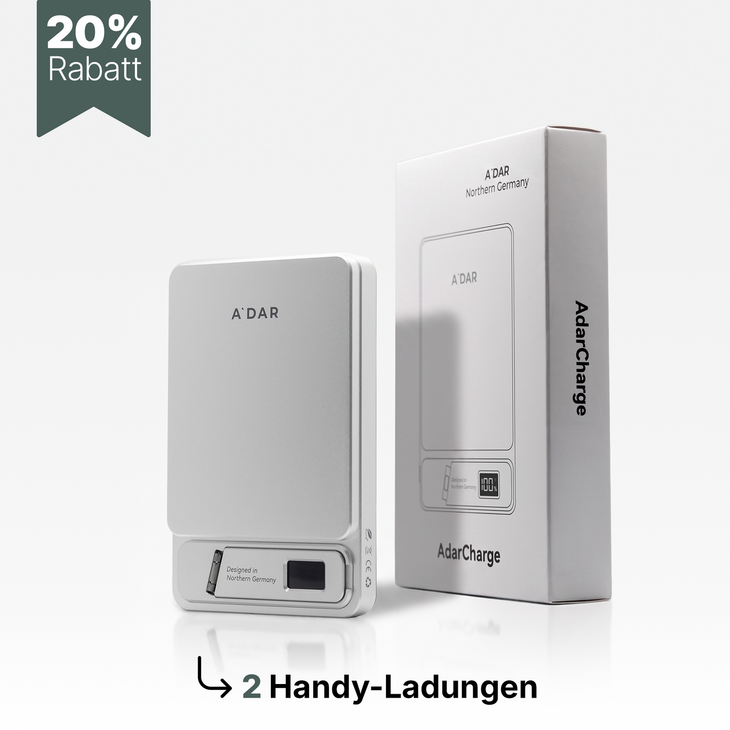 VoltGuard™ Intelligente magnetische Powerbank mit 20-W-Ladeleistung