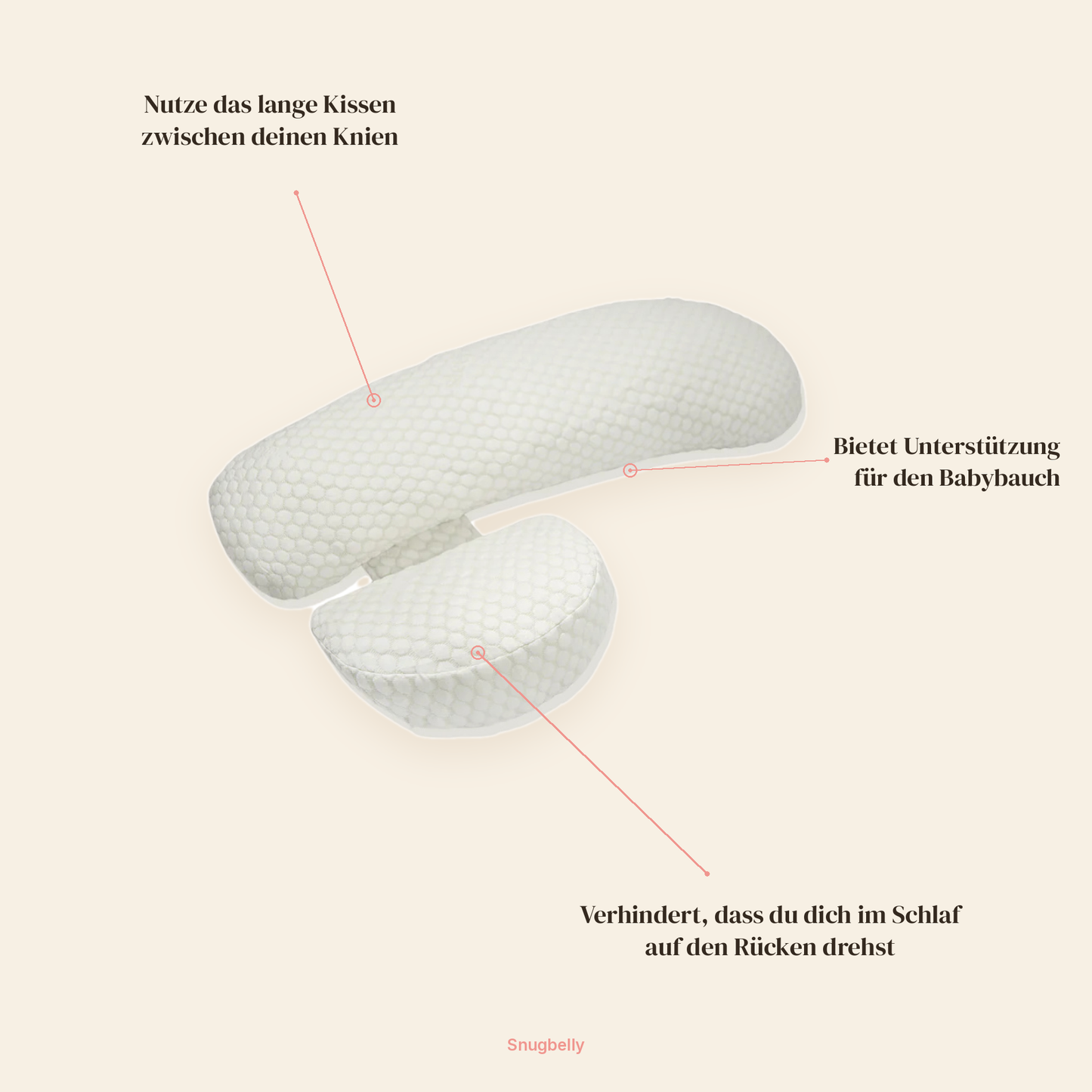 SleepBloom™-Schwangerschaftskissen entlastet und sorgt für mehr Komfort