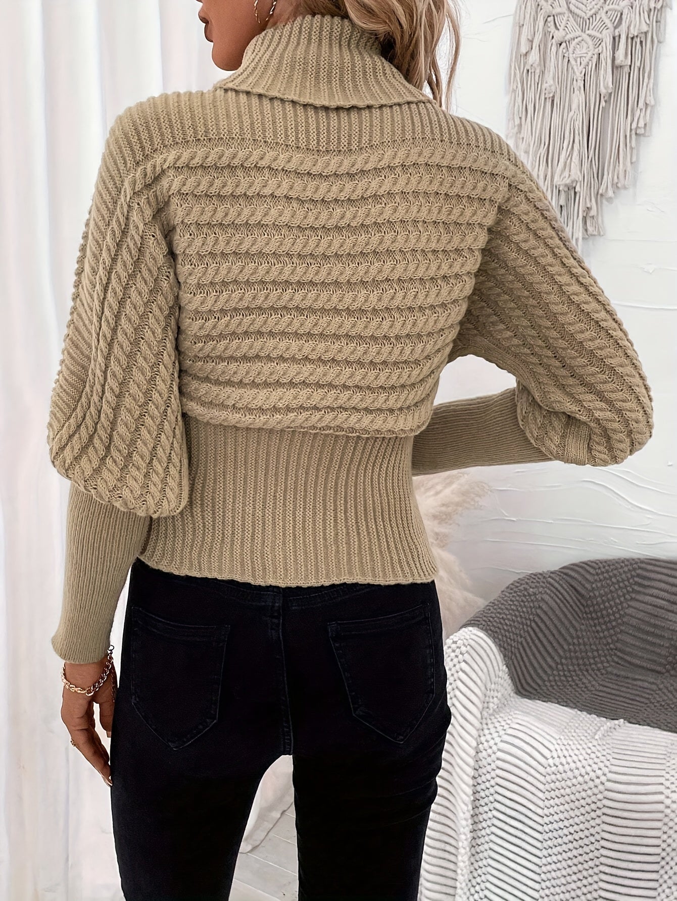 Bahar™ | Stilvolle Casual Herbst Rollkragenpullover