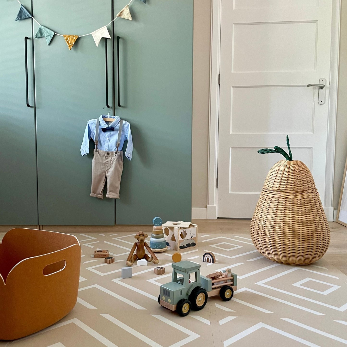 Modern Blocks | Wüstensand Spielmat