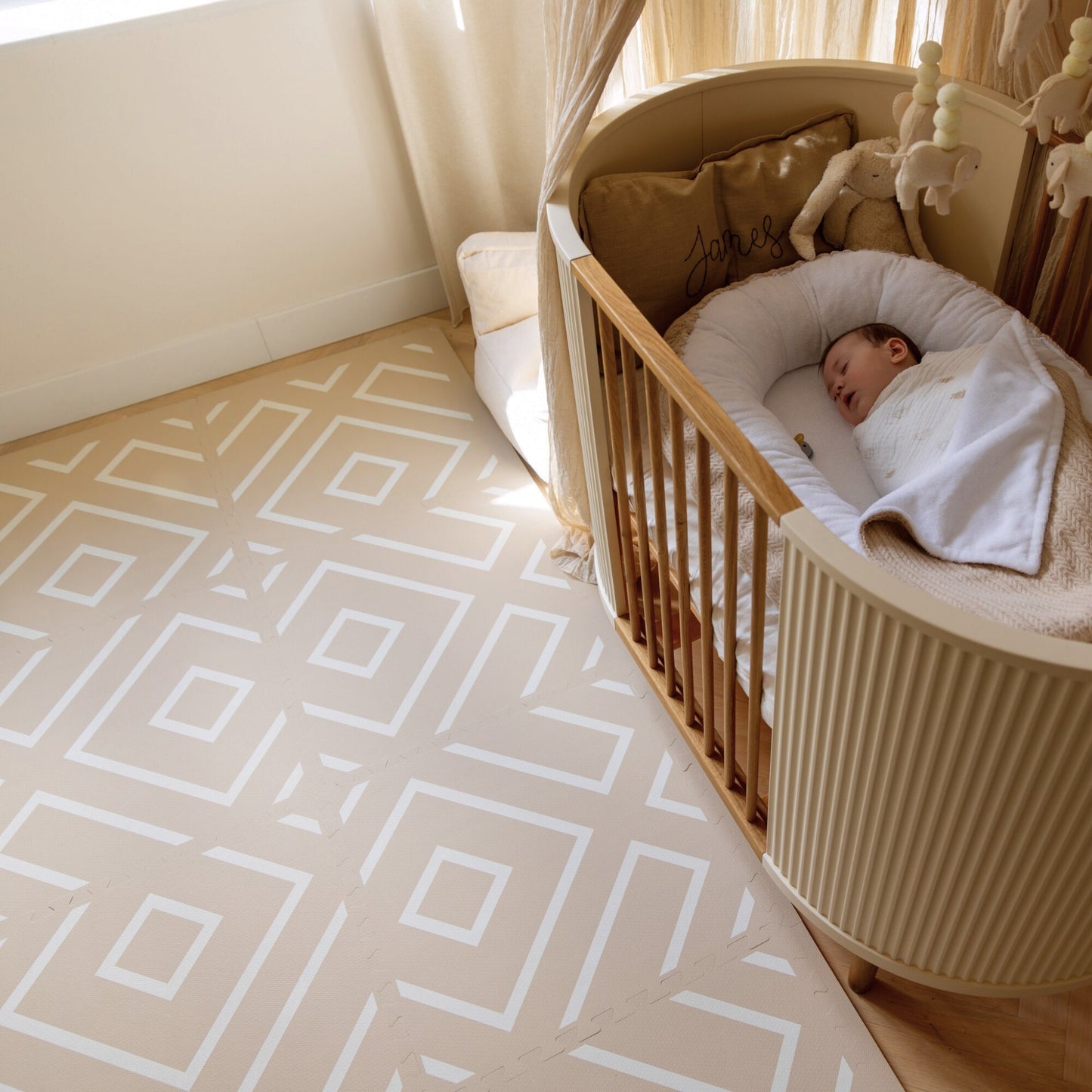 Modern Blocks | Wüstensand Spielmat