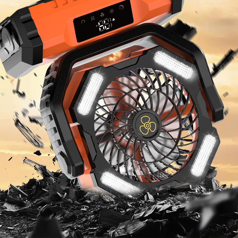 TranquilBreeze™ | Tragbarer oszillierender Ventilator mit Fernbedienung