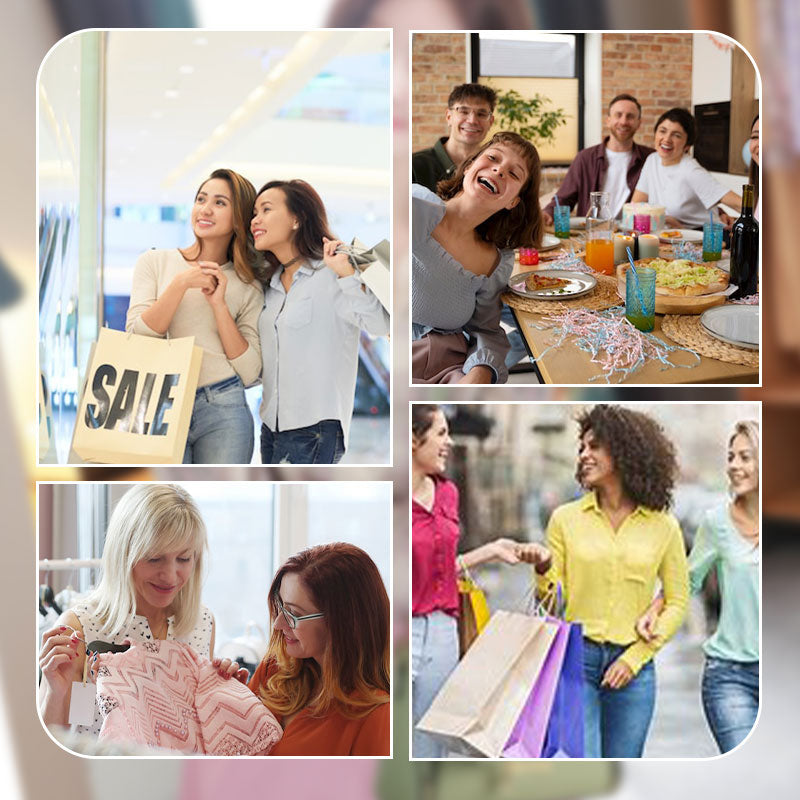 50% Rabatt | Gestrickte Patchwork-Pufferjacke für Damen