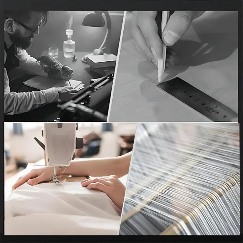 50% Rabatt | Gestrickte Patchwork-Pufferjacke für Damen