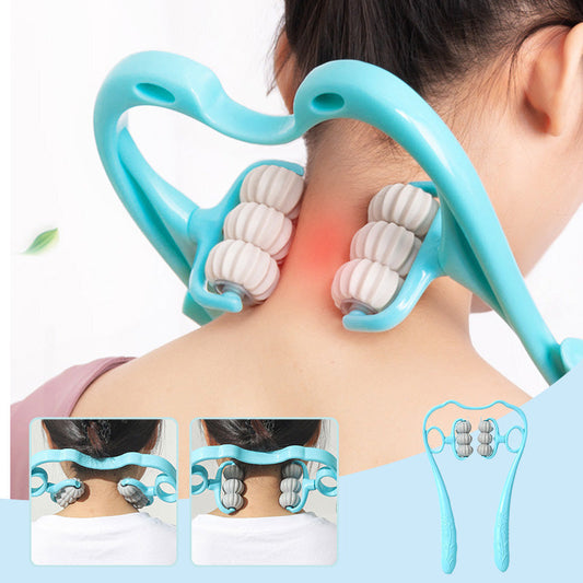 RelaxPro™ | Nackenmassagegerät – Manuelle Massage für Nacken, Rücken & Schultern mit TPR-Massagebällen