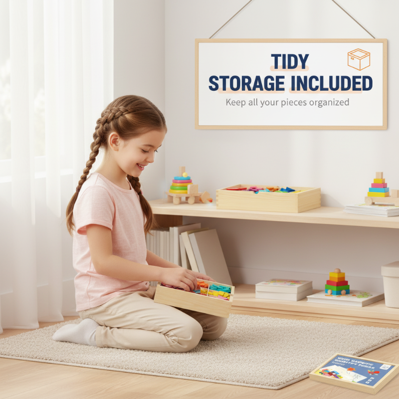 GeoMagico™ Magnetisches Lernspiel | Kreativität & Logik für kleine Entdecker