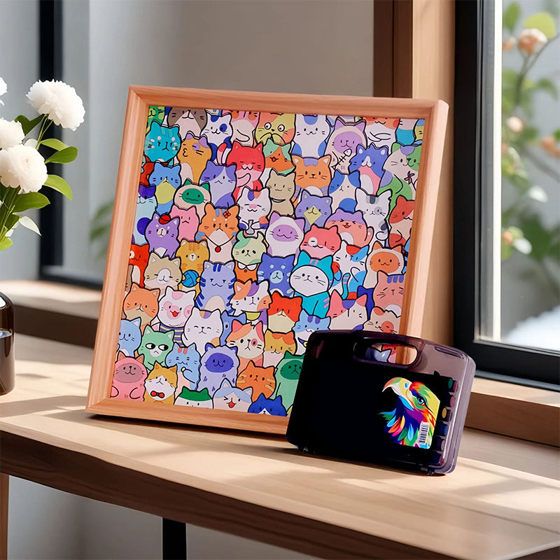 WhiskerCharm™ | Katzenrahmen — Schaffe bleibende Freude