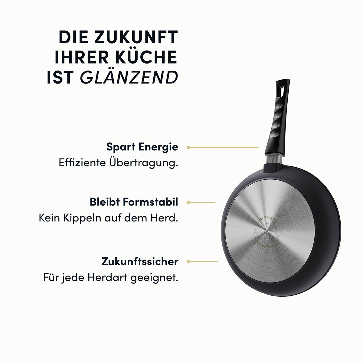 STONIQ PFAS-freie Bratpfanne für gleichmäßige perfekte Bratergebnisse