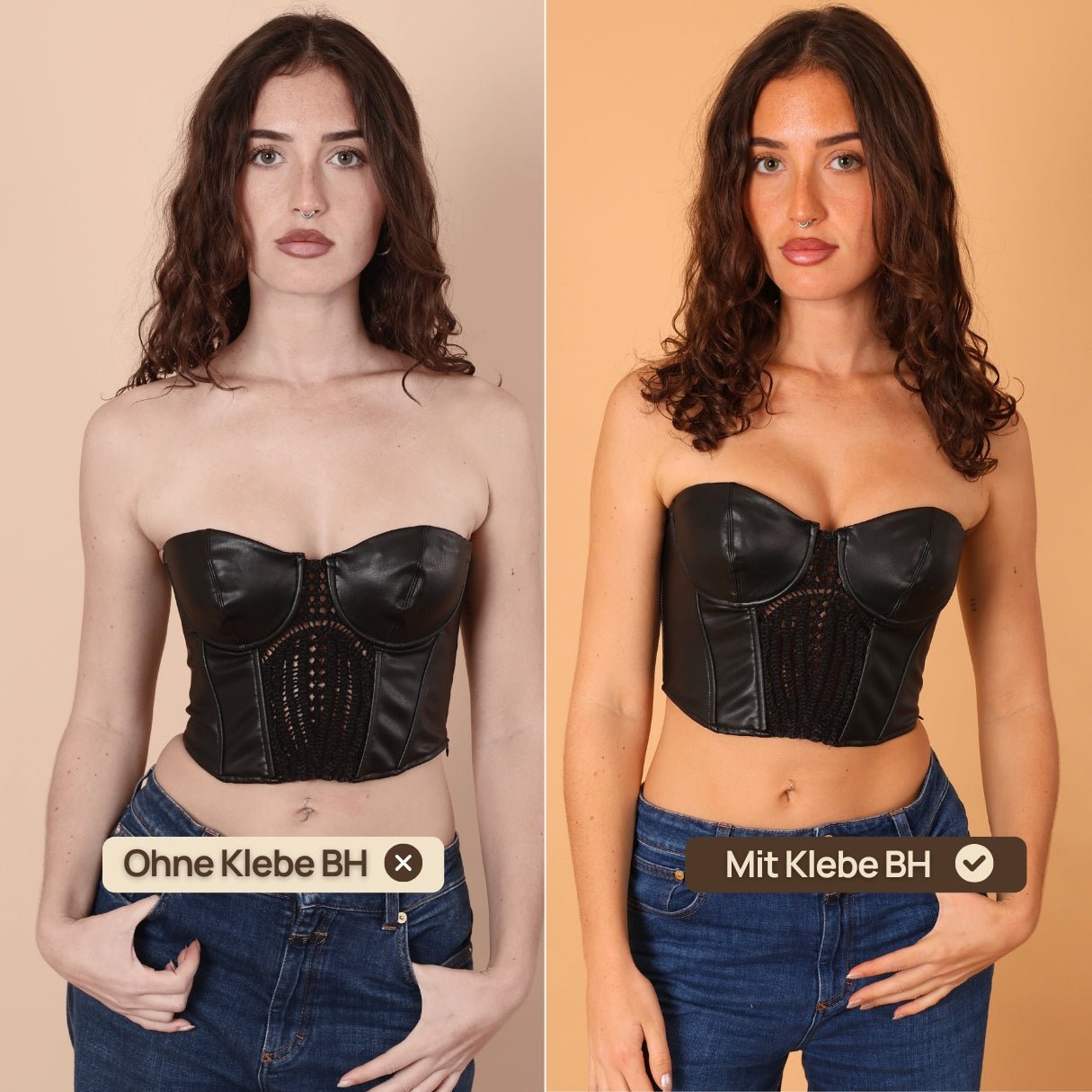 Angebot - Rückenfreier & Trägerloser Pushup Klebe-BH™