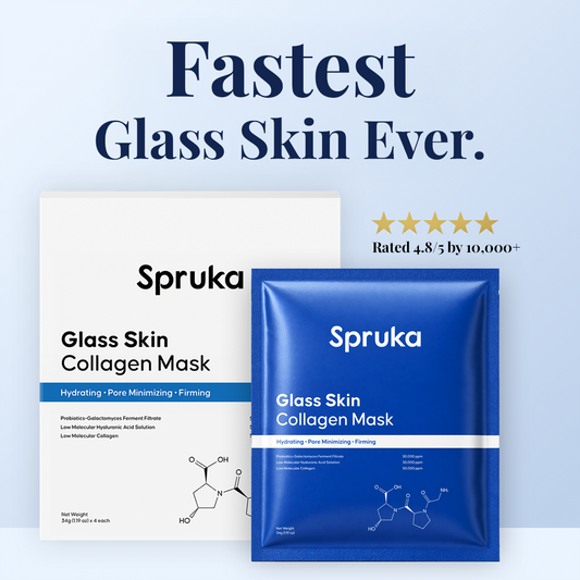 Spruka® | Glass Skin Collagen Maske