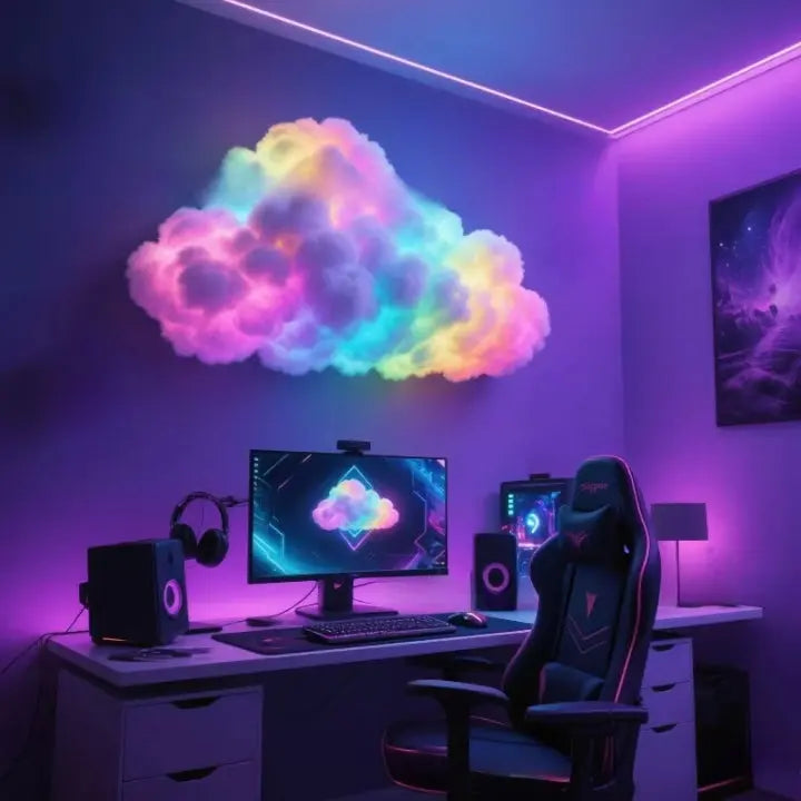 LED Wolken-Wandleuchte