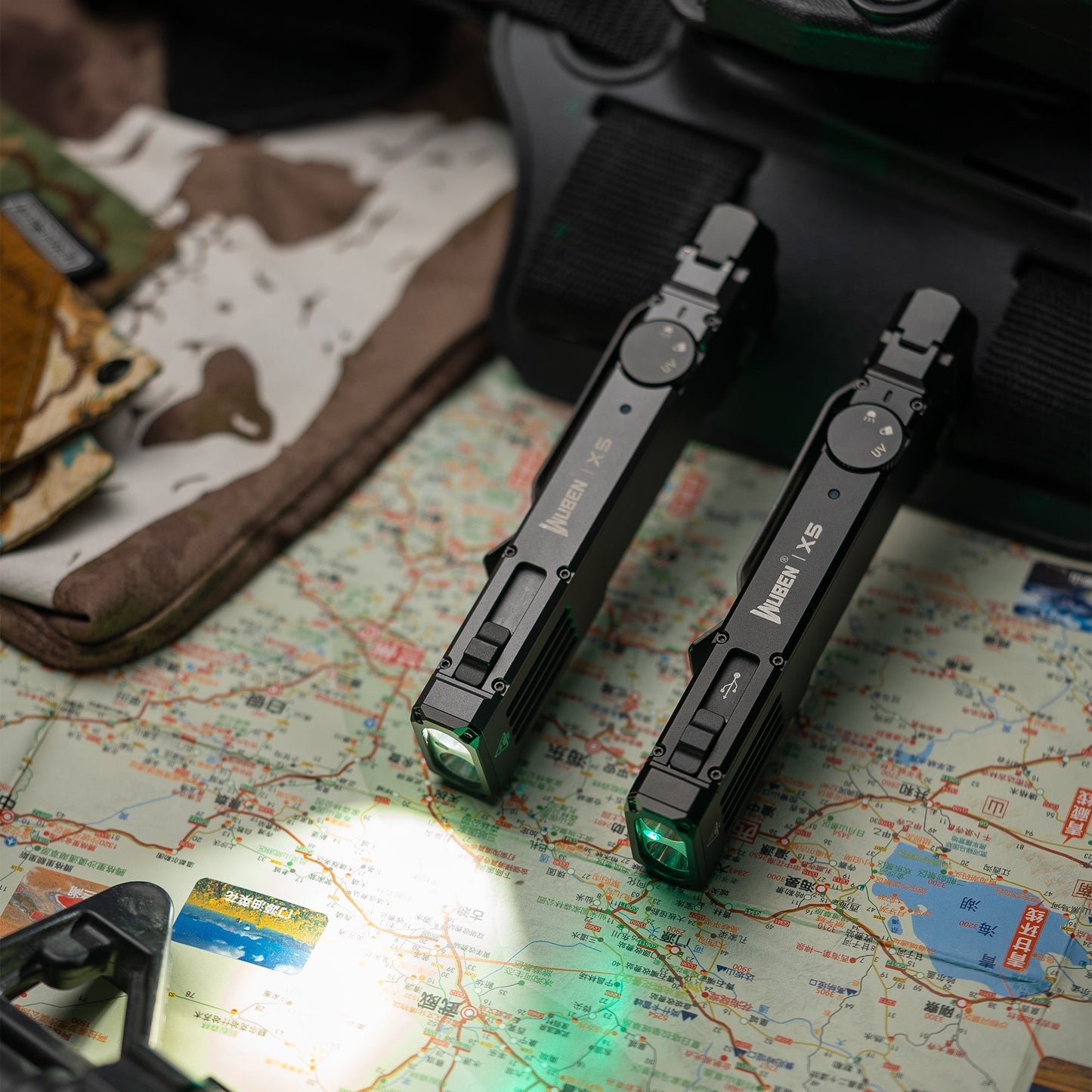 WUBEN X5 3-in-1 1300 Lumen Kompakte EDC-Taschenlampe